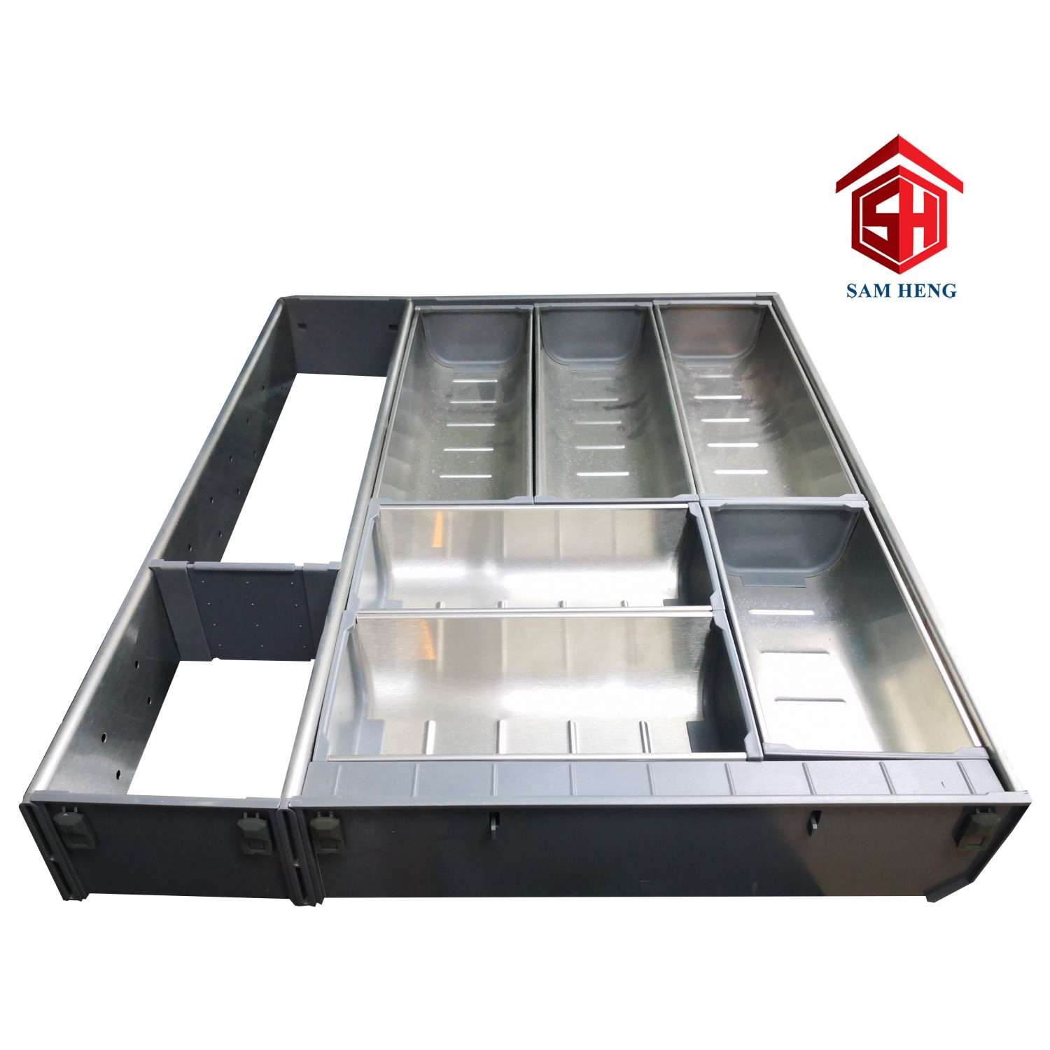 STY0645C Drawer Stainless Steel Cutlery Tray